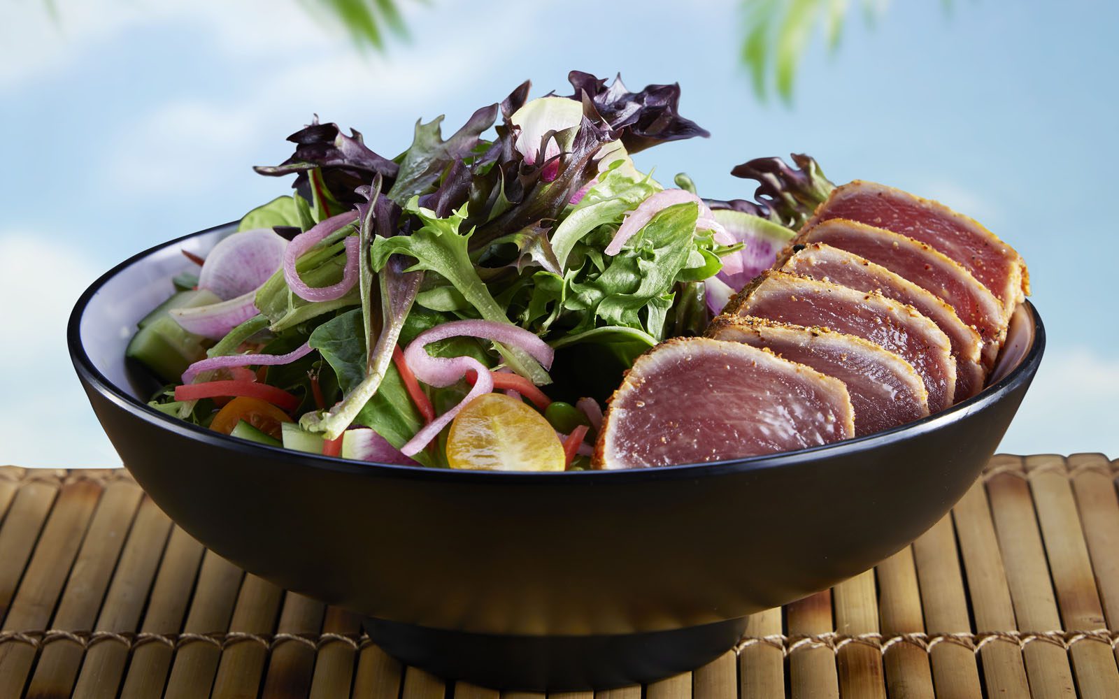 Seared Ahi Salad at Tropics Bar & Grill