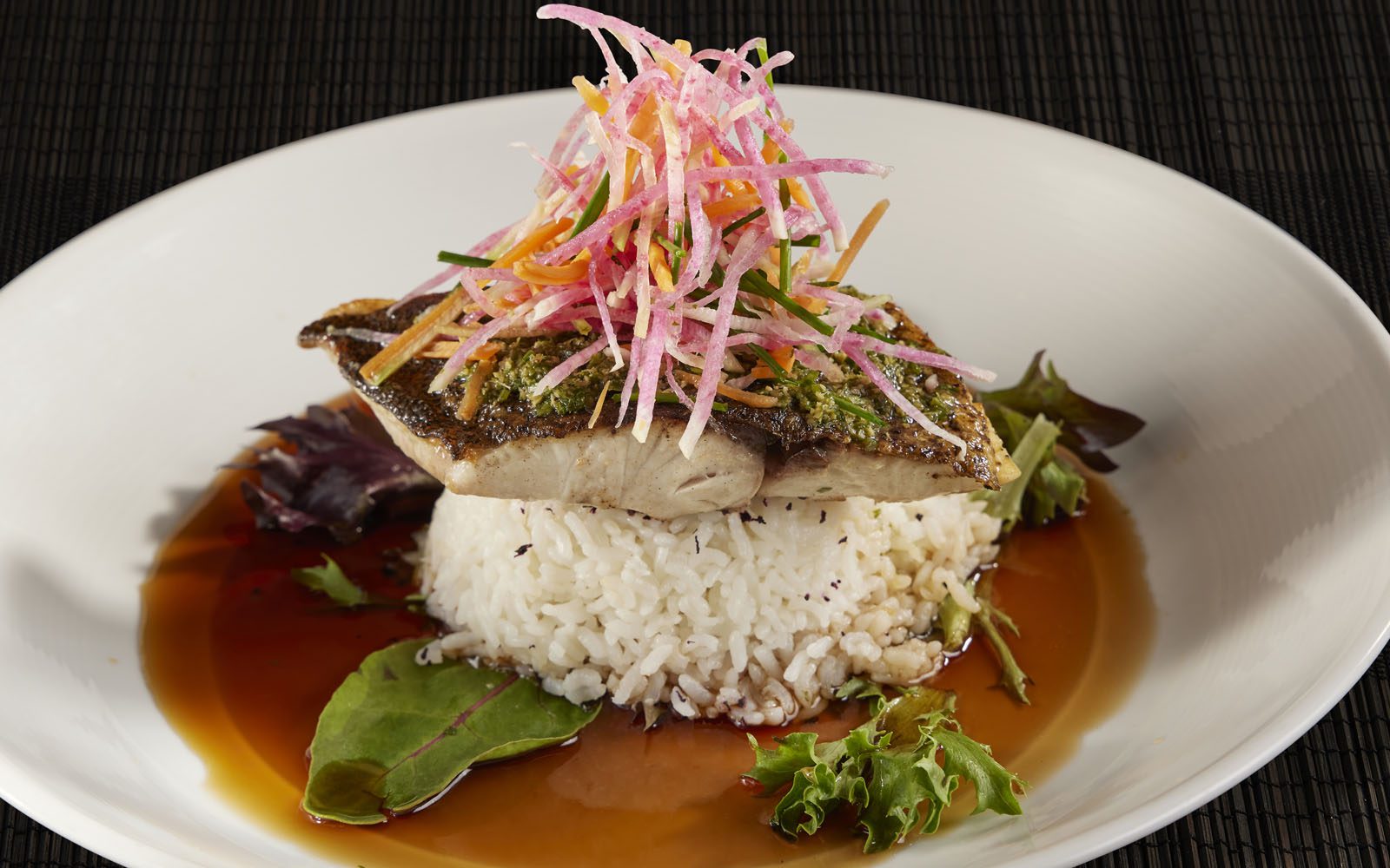 A photo of the Local Catch of the Day at Tropics Bar & Grill