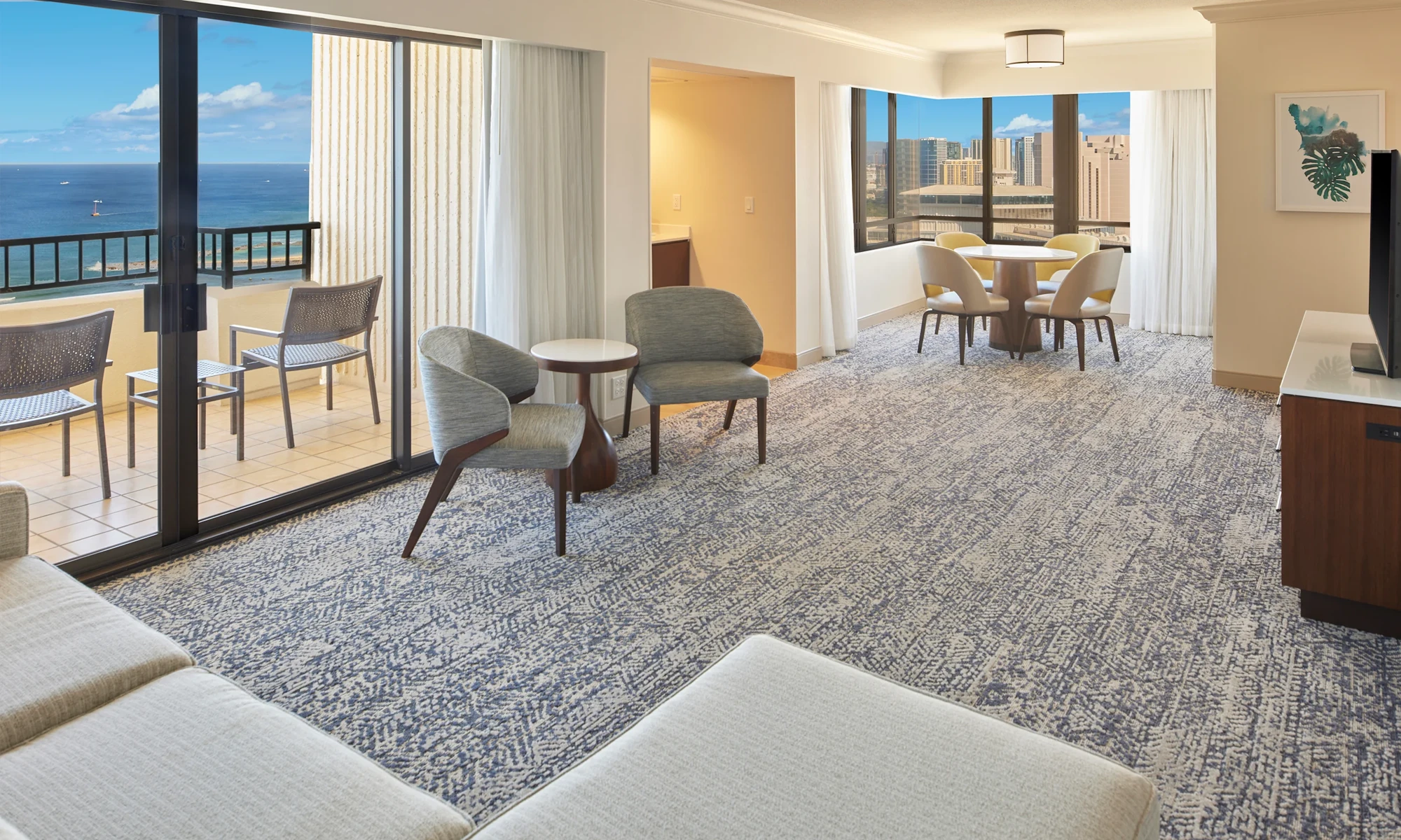 Tapa Tower in the Hilton Hawaiian Village