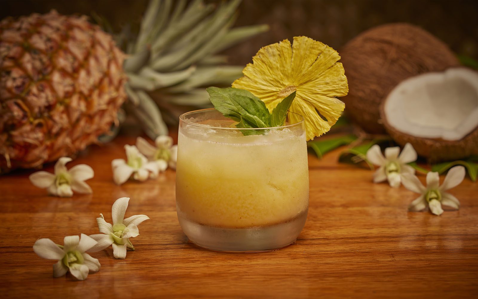 A photo of a Coconut Girl cocktail