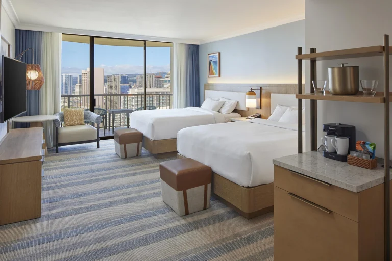 Rainbow Kai Ocean View Two Queens room