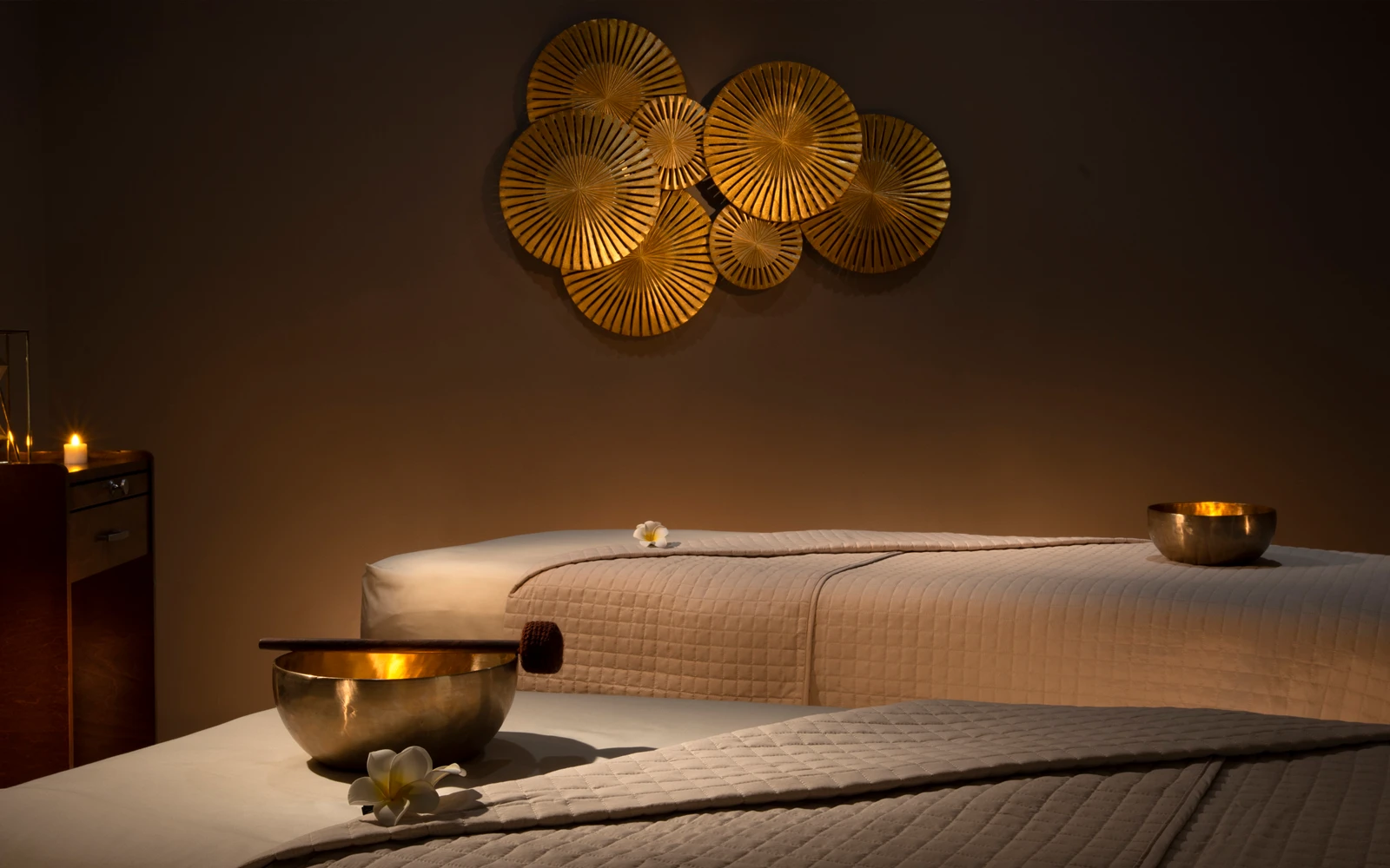 Massage table at the Mandara Spa at the Hilton Hawaiian Village