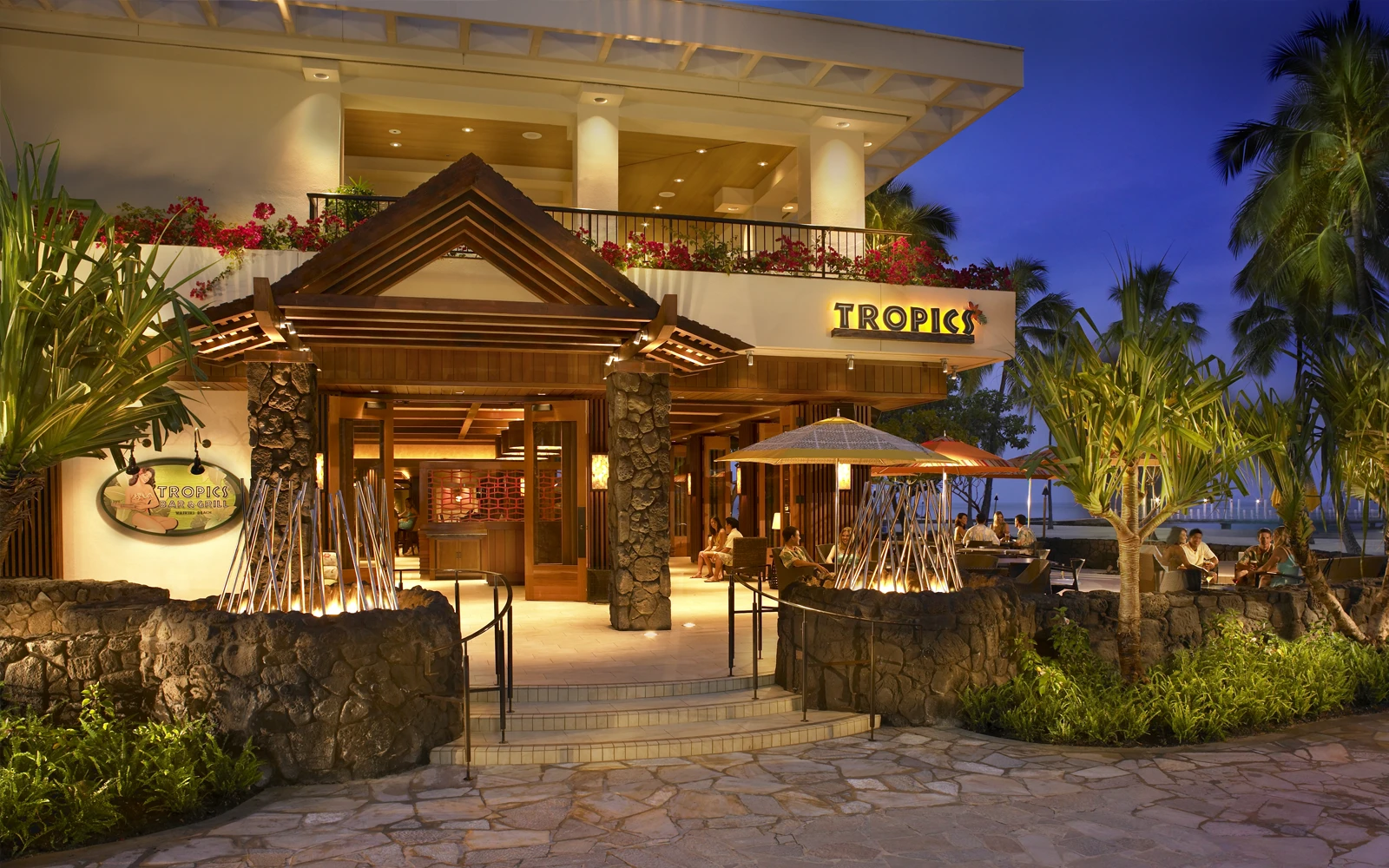 The Tropics Bar & Grill at the Hilton Hawaiian Village