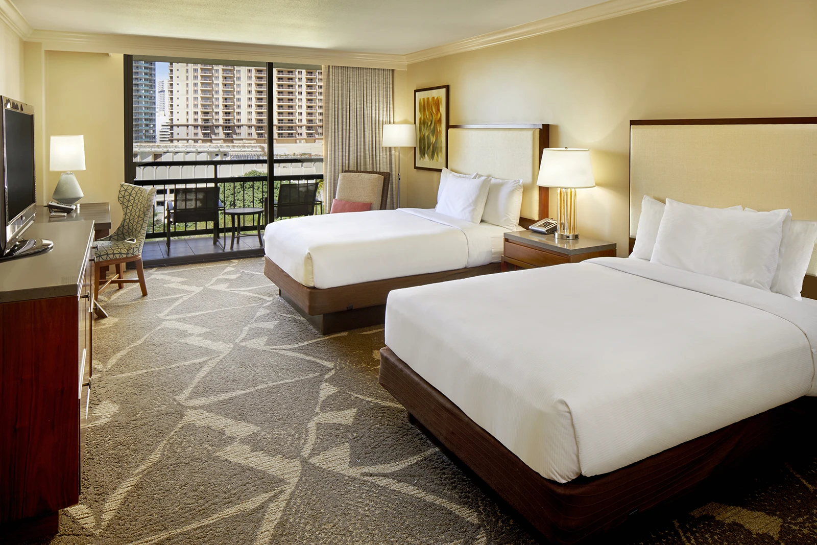 Resort View with 2 Double Beds