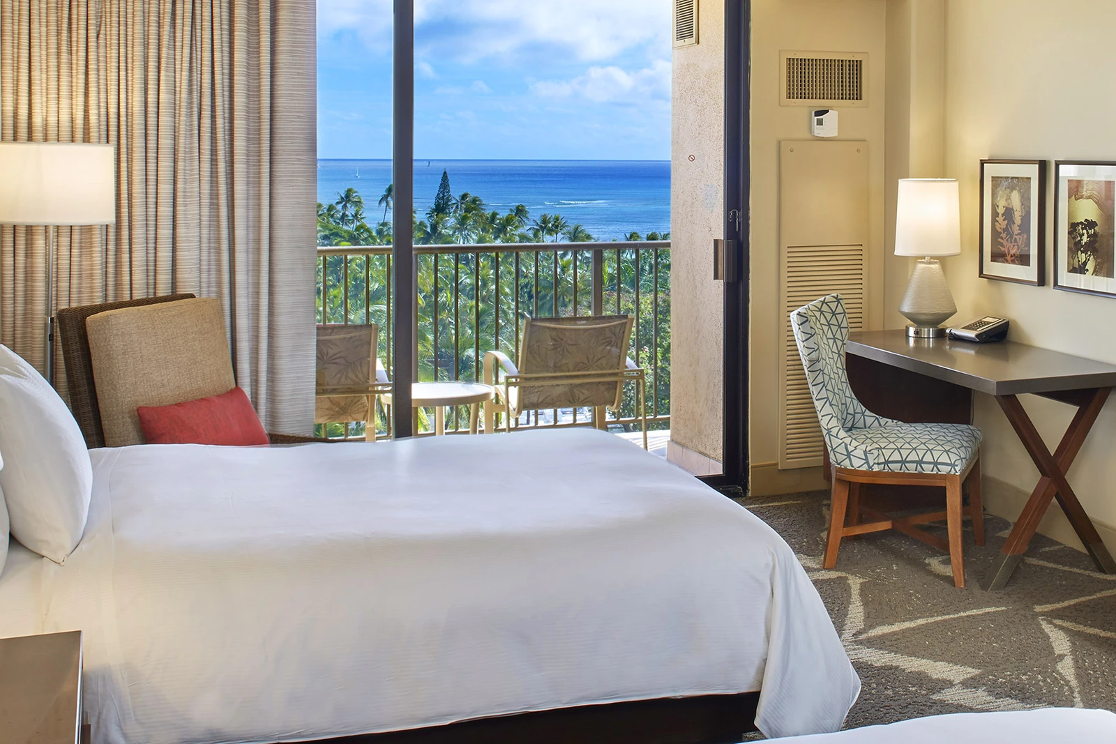 Ocean View with 2 Double Beds