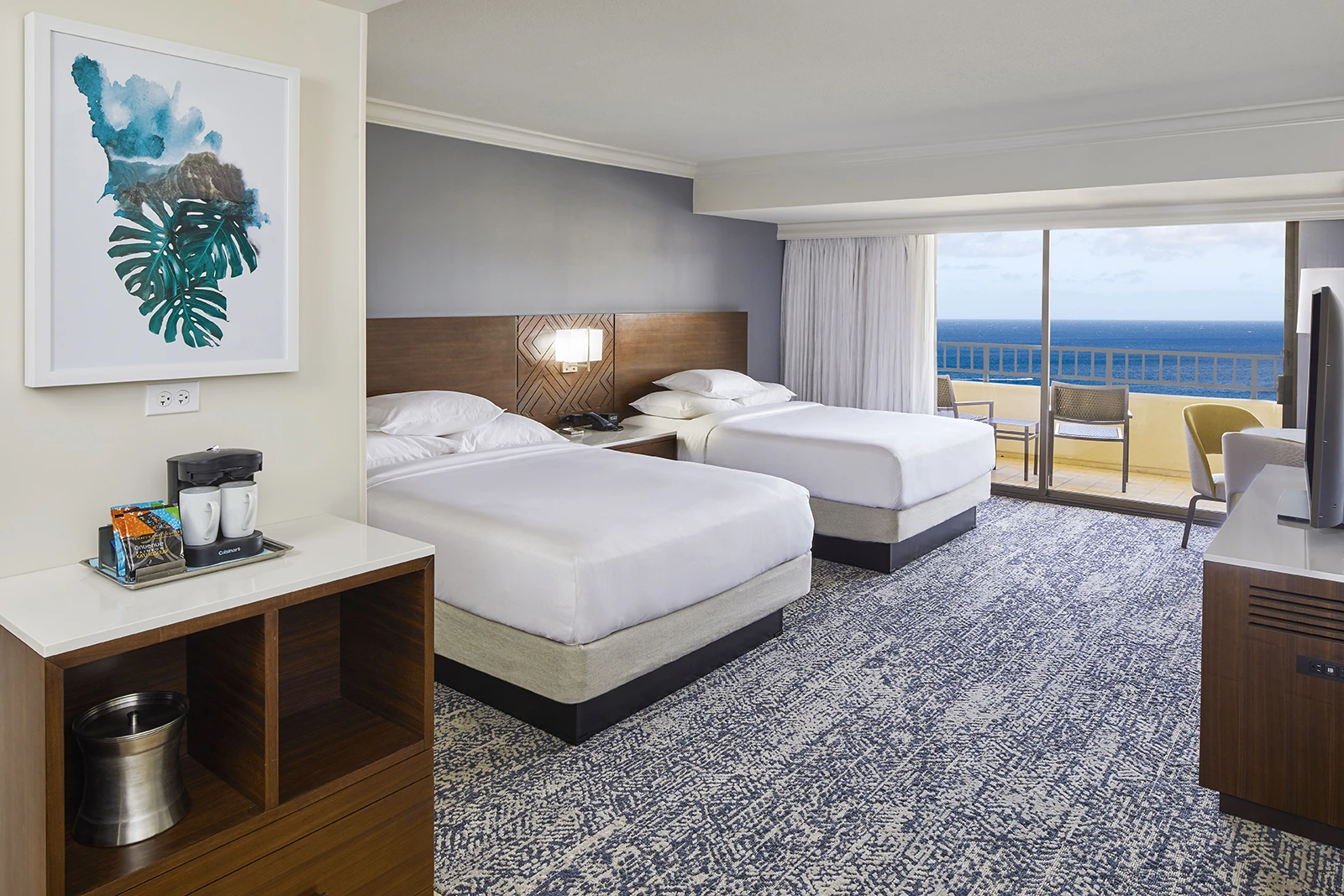 Tapa Collection Ocean View with 2 Queen Beds