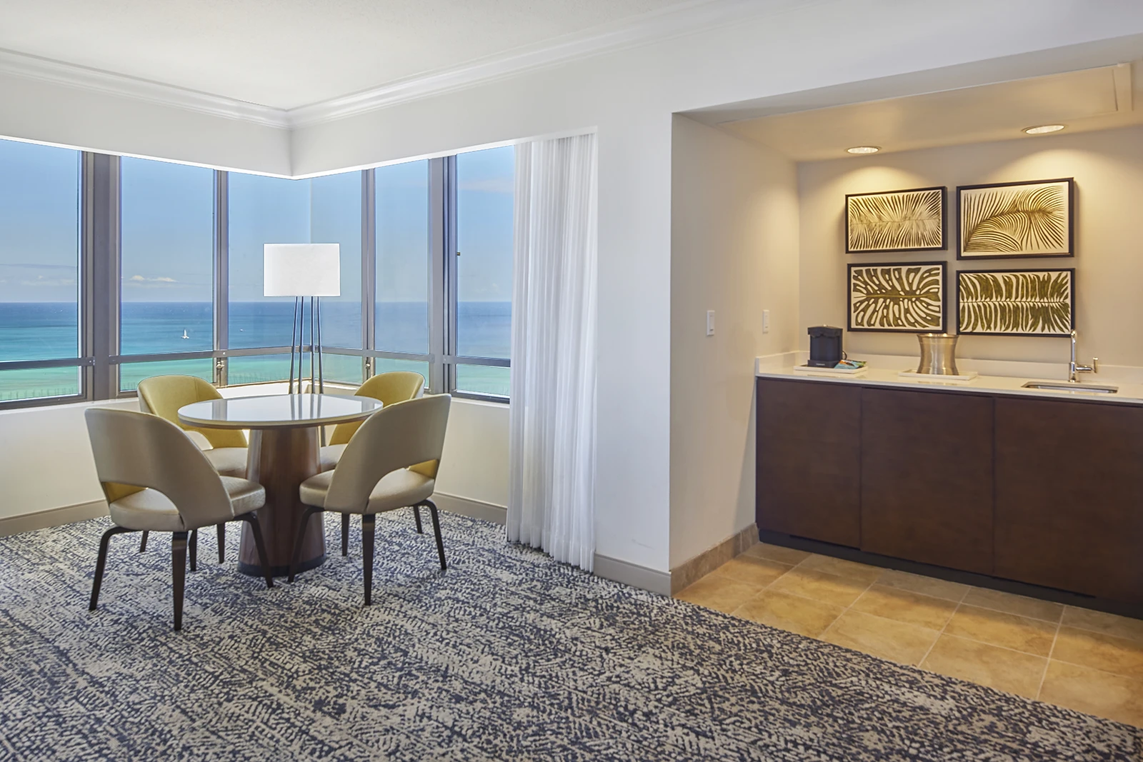 Tapa Tower Junior Suite Dining Area