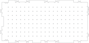 Coral Ballroom Reception Floor Plan