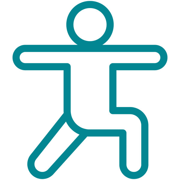 Illustration of a person exercising