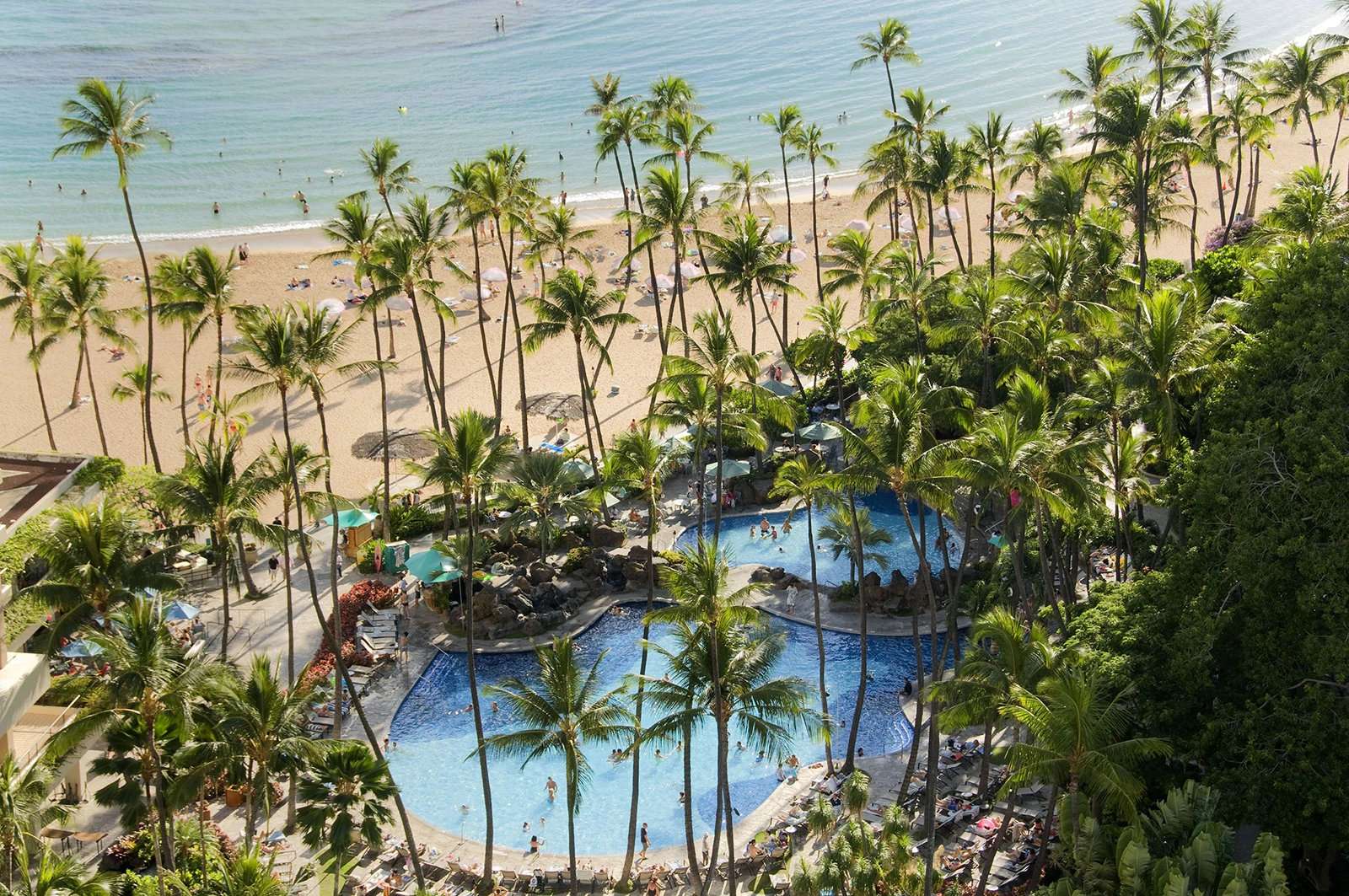 the super pool at the hilton hawaiian village