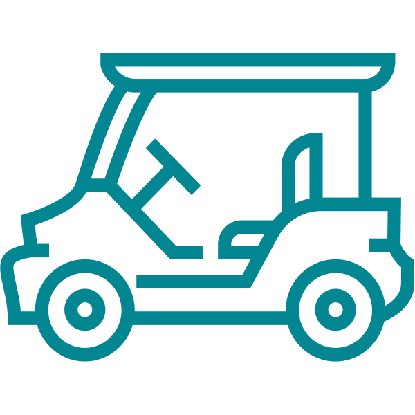 Illustration of a golf cart